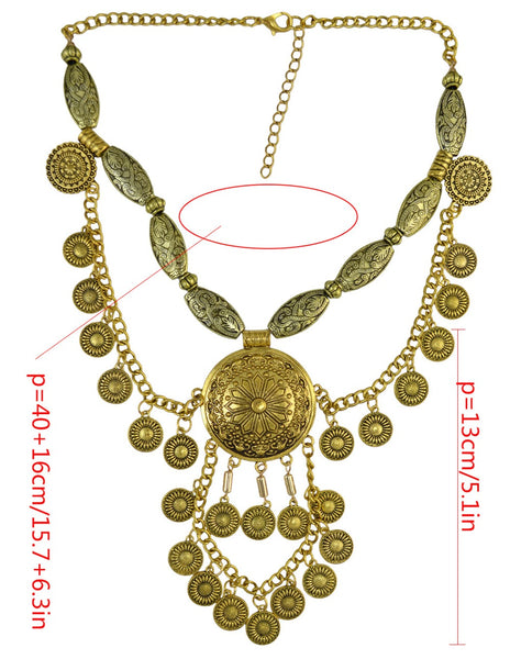 Gold Moon's Vengence Necklace