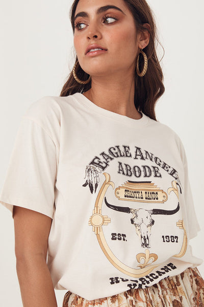 Eagle Angel Abode Tee Cream