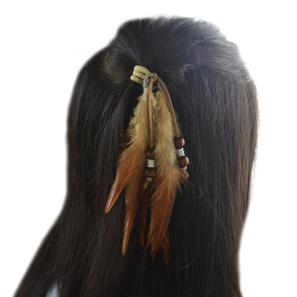 Feathers Ponytail Holder
