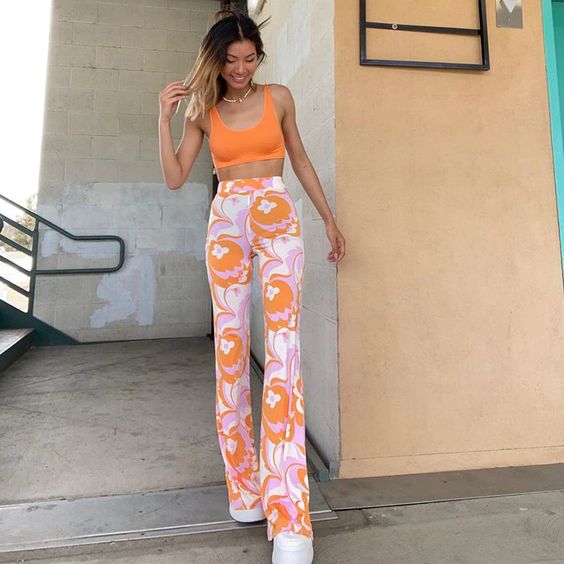 High Waist Bell Bottoms