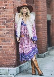 Folk Town Midi Dress