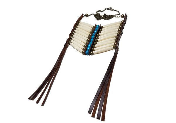 Hairpipe Bead Necklace