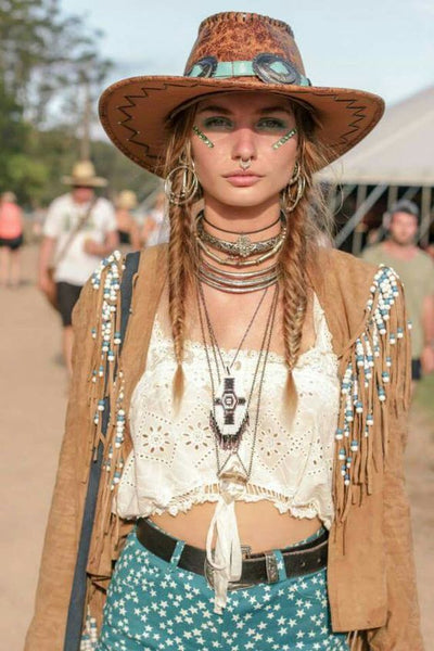 Beaded Fringed Jacket