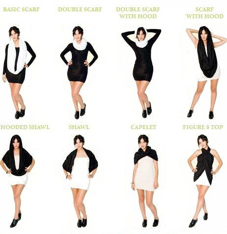 Ways To Wear Infinity Scarf