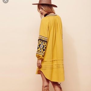 Yellow Boho Dress