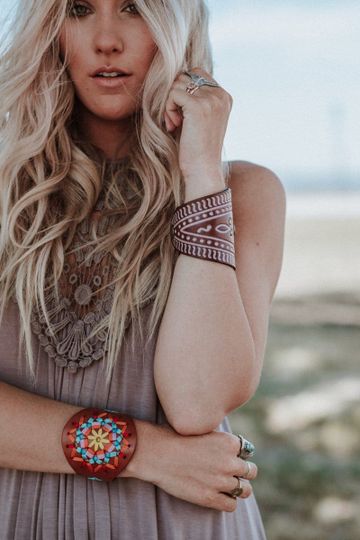 Studded Leather Bracelet