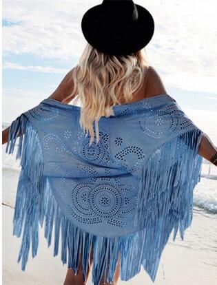 Blue Poncho