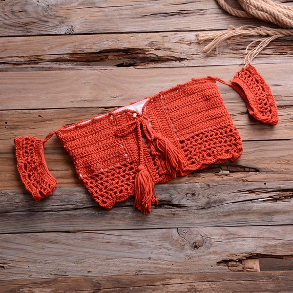 Rust Crochet Top