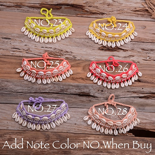 Crochet Choker With Shells