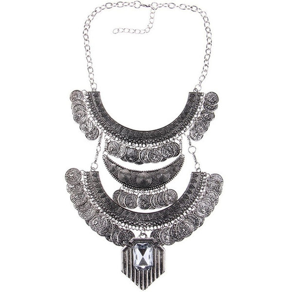 Long Gypsy Coin Necklace