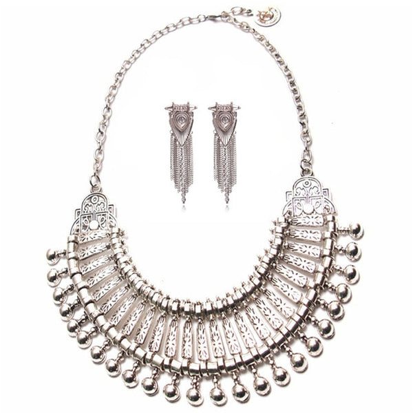 Gypsy Choker & Earrimgs