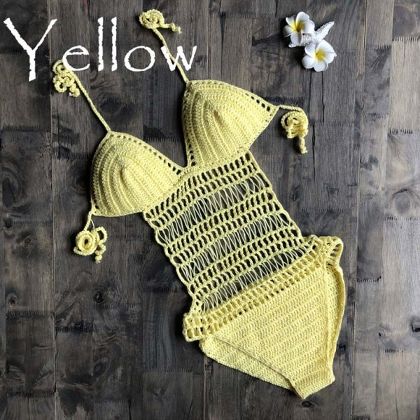 Yellow One Piece Swimsuit