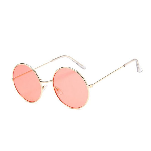 Round Pink Sunglasses