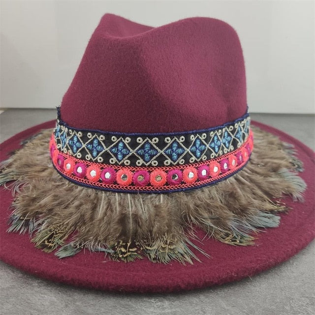 Gypsy Hat Wide Brim Fedora Panama 17 Different Styles & Colors You Cho ...