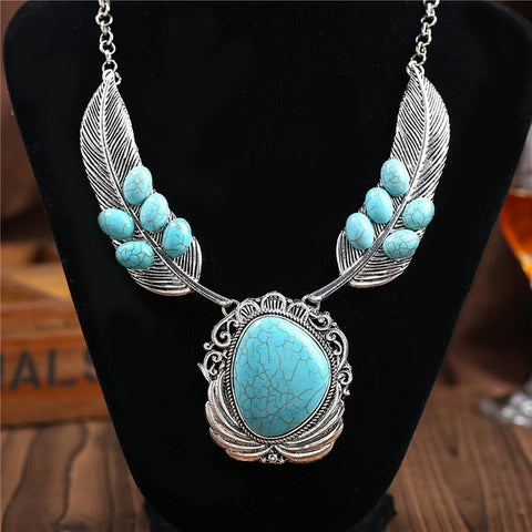 Big Turquoise Necklace