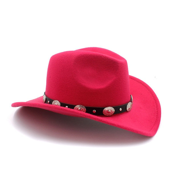 Rose Red Cowboy Hat