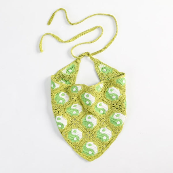 Green Yin Yang Scarf