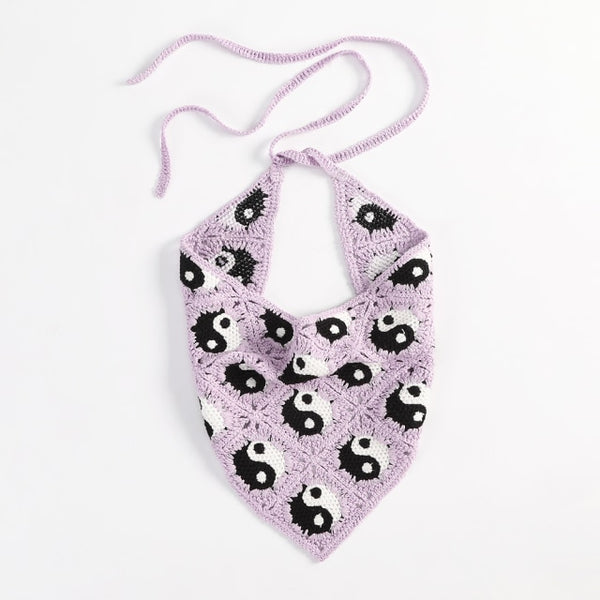 Crochet Yin Yang Scarf