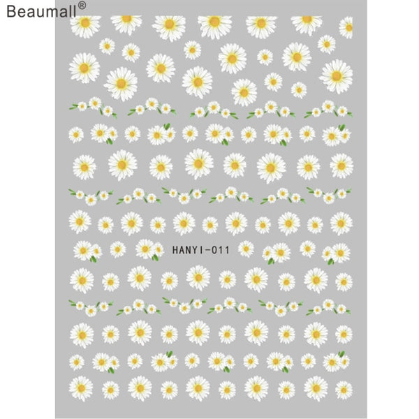Daisy Nail Decals