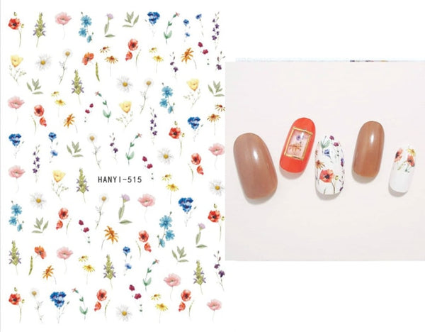 Tiny Flowers Nail Decals