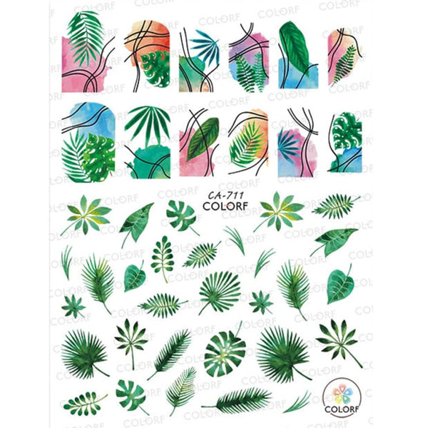 Tropical Nail Stickers