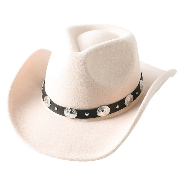White Conchos Cowboy Hat