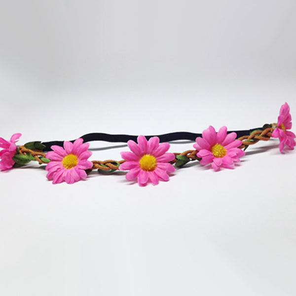 Pink Daisies Flower Crown