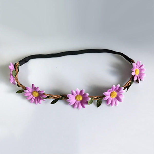 Lavender Daisies Flower Crown