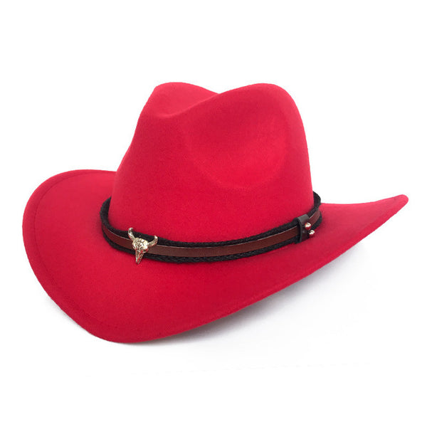 Red Longhorn Cowboy Hat
