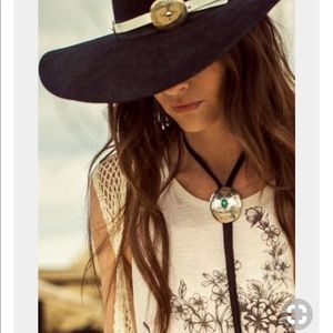 Silver Concho Bolo Tie