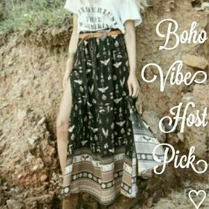 Boho Maxi Skirt