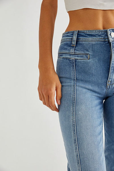 Faded Flare Jeans