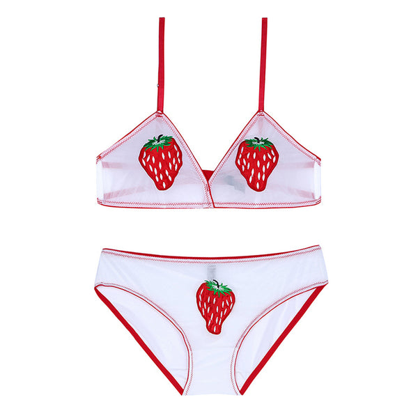 Strawberry Bra Set