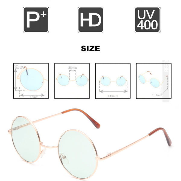 Round Sunglasses Measurement