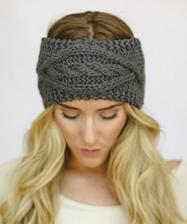 Charcoal Gray Headband