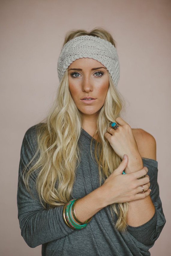 Super Soft Cable Stitch Headband