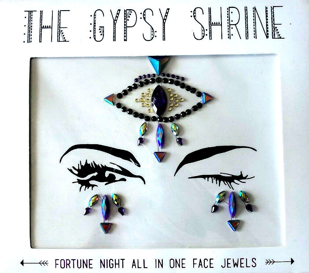 Bindi Face Jewels Stick On Festival Goddess Rave Bling Facial Jewelry 5  Styles You Pick