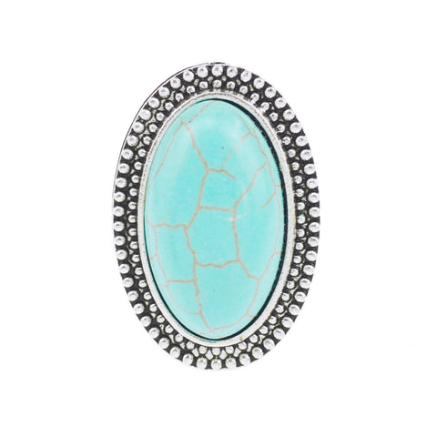 Oval Turquoise Ring