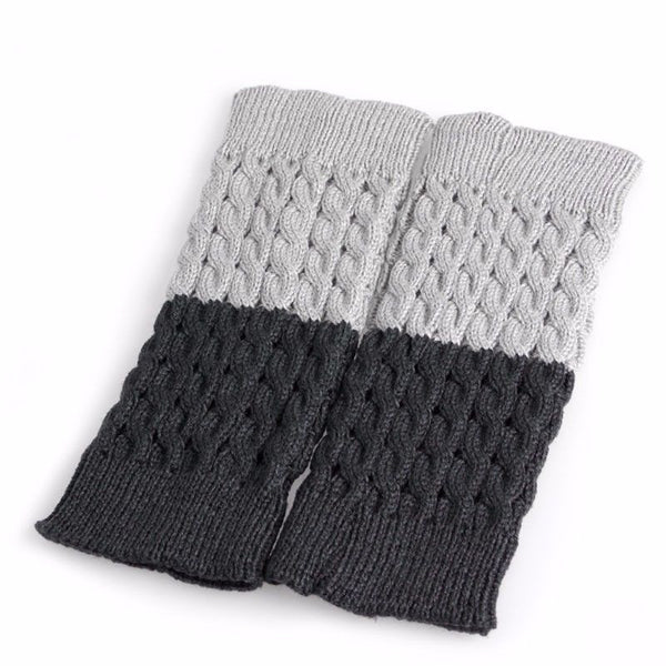 Two Tone Gray Boot Cuffs