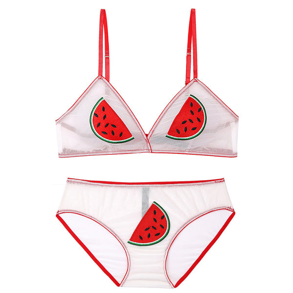 Watermelon Bra Set