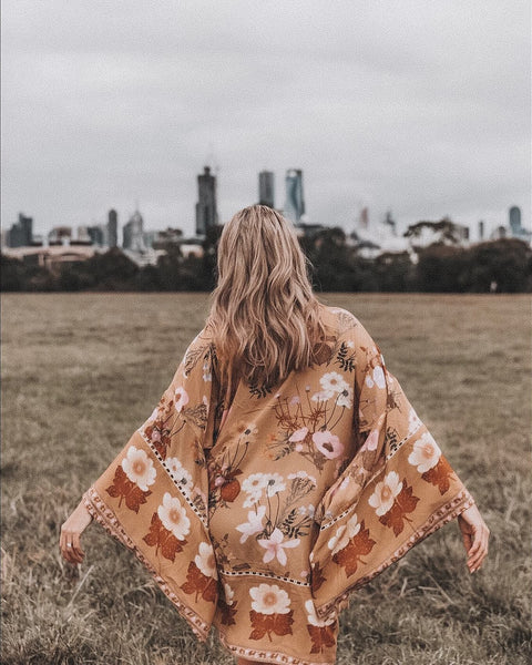 Yellow Orange Kimono