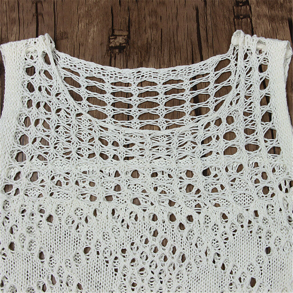 Crochet Maxi Dress White Boho Long Gown See Through Net Great For Beac Made4Walkin Crochet Maxi Dress White Boho Long Gown See Through Net Great For Beac Made4Walkin