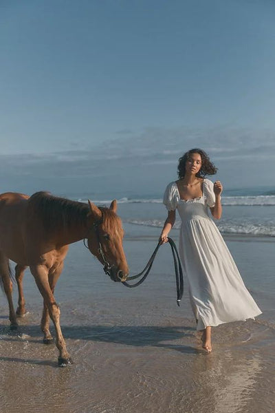 White Midi Dress