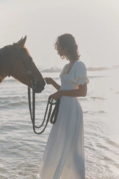 White Beach Dress