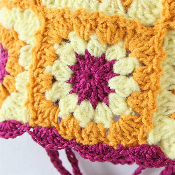 Crochet Daisies Mini Skirt
