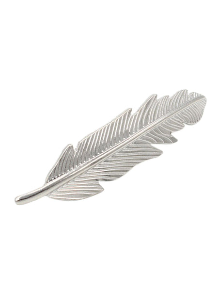 Silver Feather Hair Pin